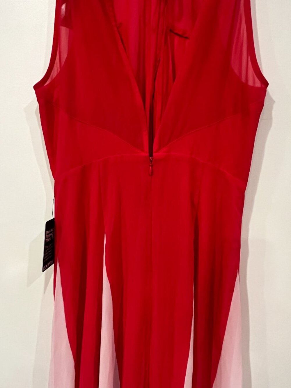 Express High Neck Godet Evening Dress - Picture 7 of 12